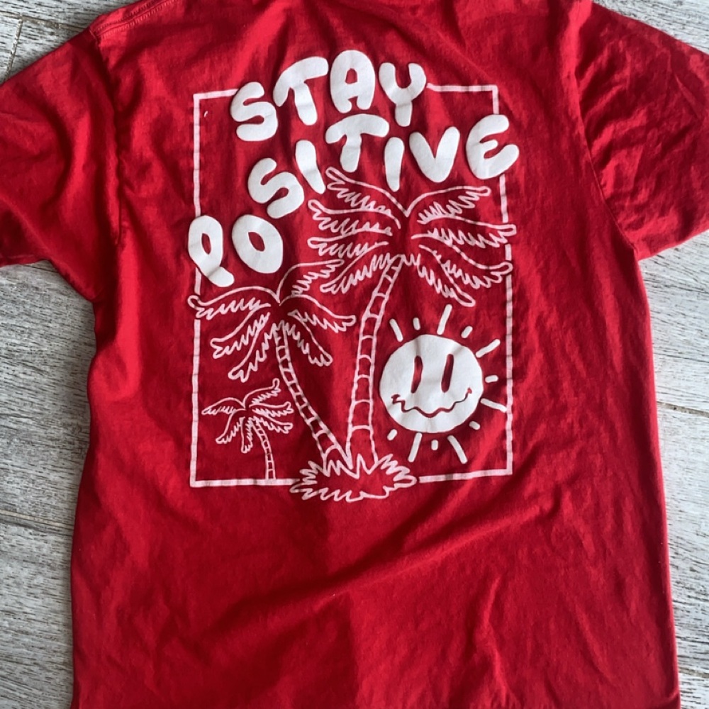 Eighty Eight Red Tee with White Logo